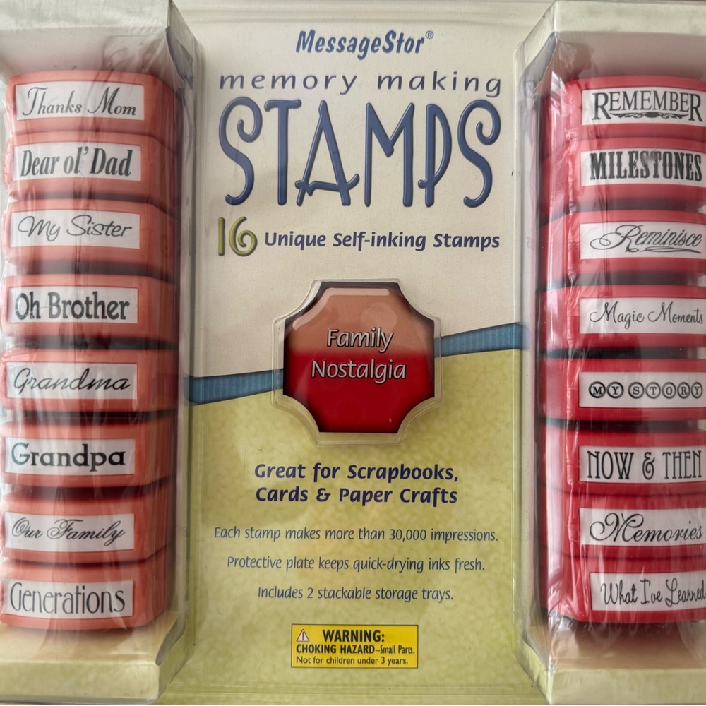 Memory Making Stamps family and nostalgia
